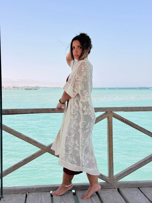 Airy Kimono | Off-white