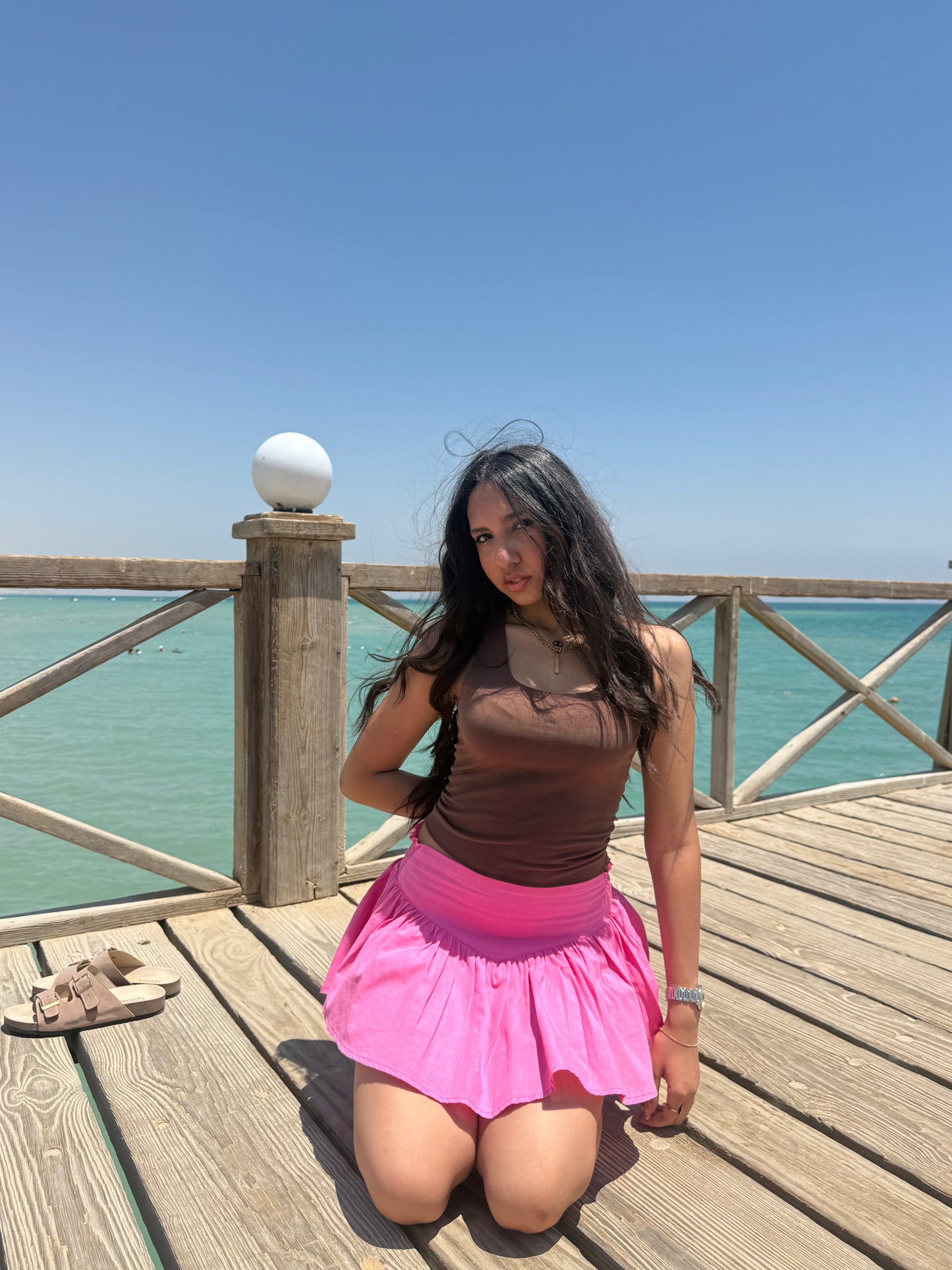 Coast Mini Skirt | Baby Blue