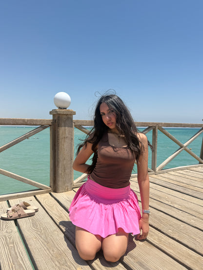 Coast Mini Skirt | Baby Blue