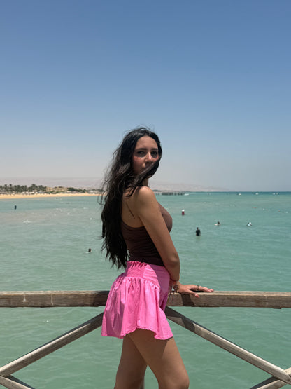 Coast Mini Skirt | Baby Blue