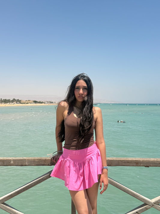 Coast Mini Skirt | Pink