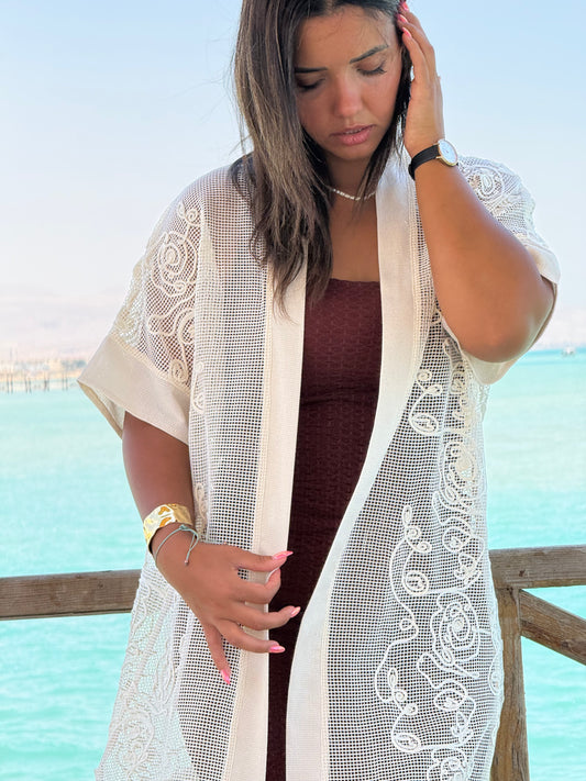 Airy Kimono | Off-white