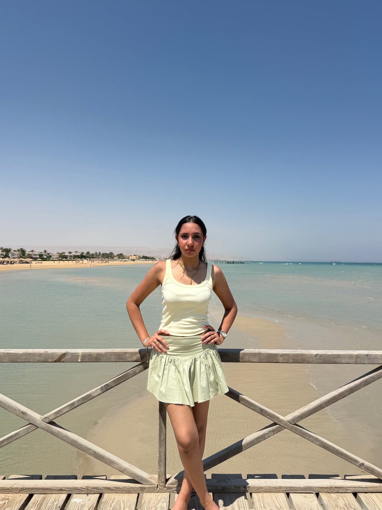 Coast Mini Skirt | Baby Blue