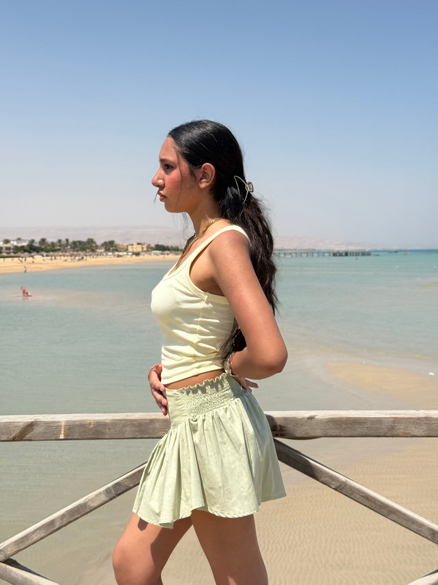 Coast Mini Skirt | Baby Blue