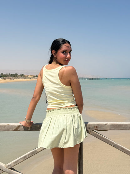 Coast Mini Skirt | Baby Blue