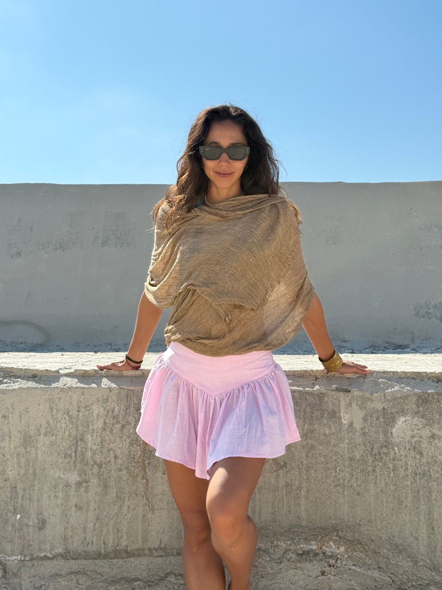 Coast Mini Skirt | Butter Yellow