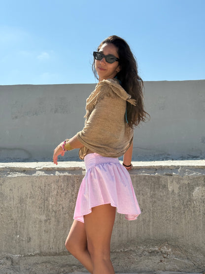Coast Mini Skirt | Butter Yellow